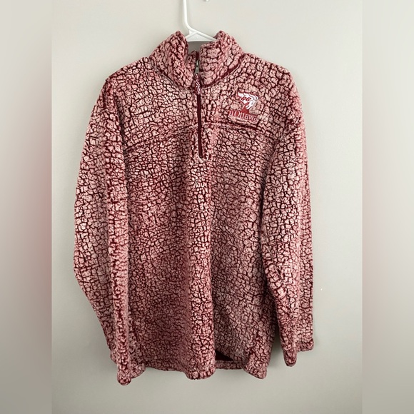 University of Ottawa Gee-Gees Women's 1/4 Zip Sherpa Top size XL - Picture 2 of 4